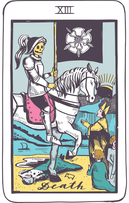 La Muerte - Tarot Rider Waite