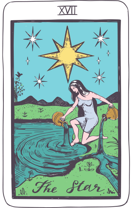 La Estrella - Tarot Rider Waite