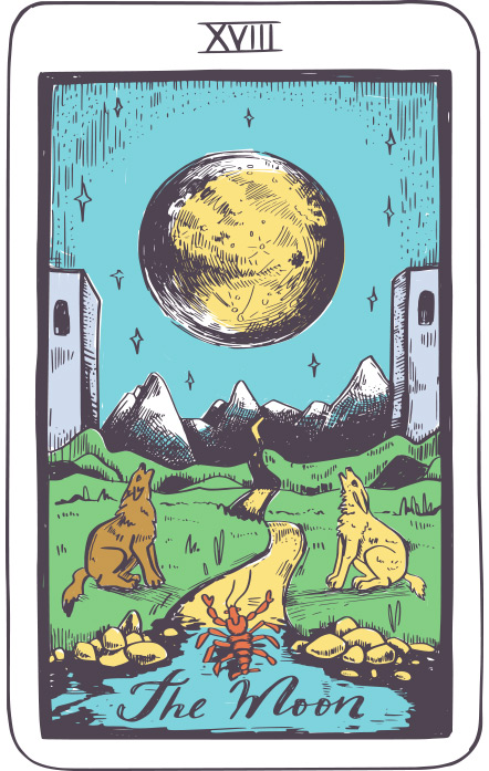 La Luna - Tarot Rider Waite