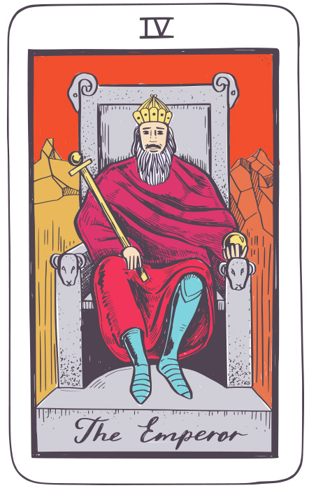 El Emperador - Tarot Número 4