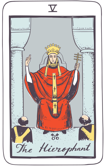 El Hierofante - Tarot Número 5