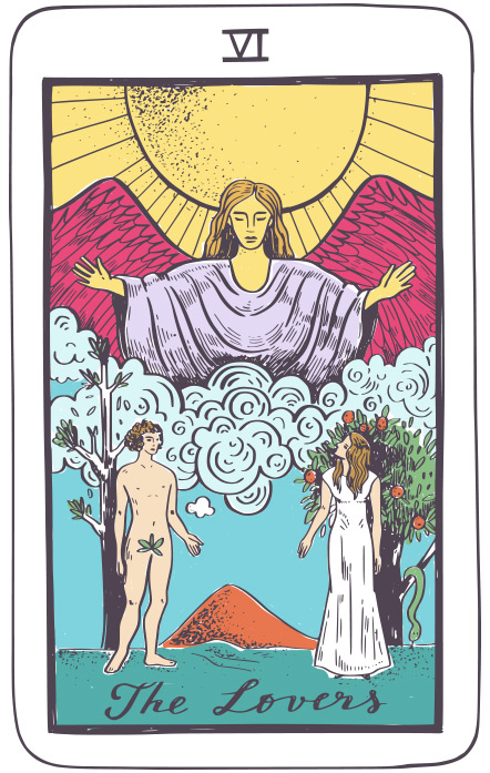 Los Enamorados - Tarot Número 6