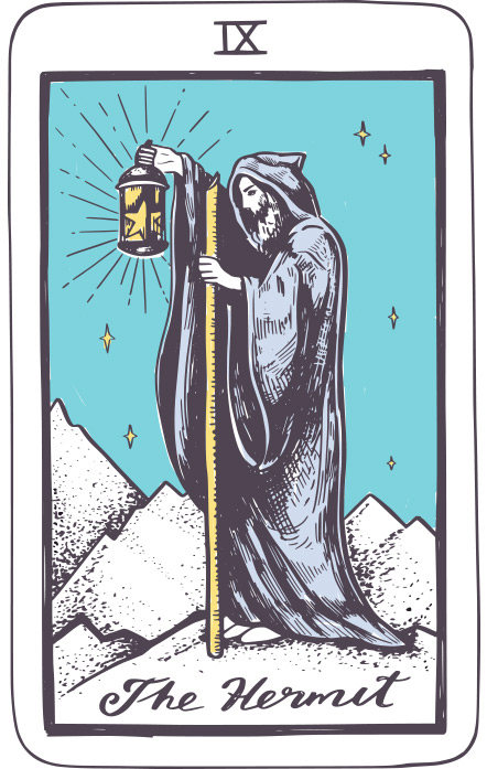 El Ermitaño - Tarot Número 9