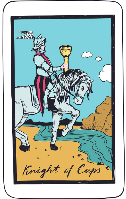 Caballero de Copas - Tarot Rider Waite